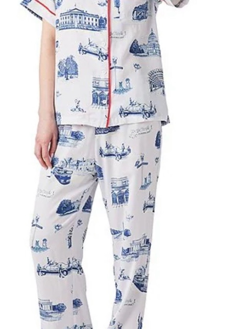 Katie Kime PJ’s in Washington,DC toile